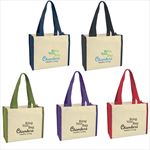 JH3234 Heavy Cotton Canvas Tote Bag With Custom Imprint